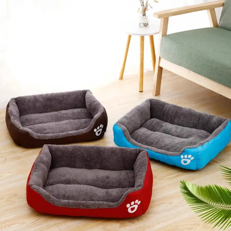 Aura Base - Candy-Colored Warm Pet Kennel, Square Nest Bed for Small and Medium Dogs.