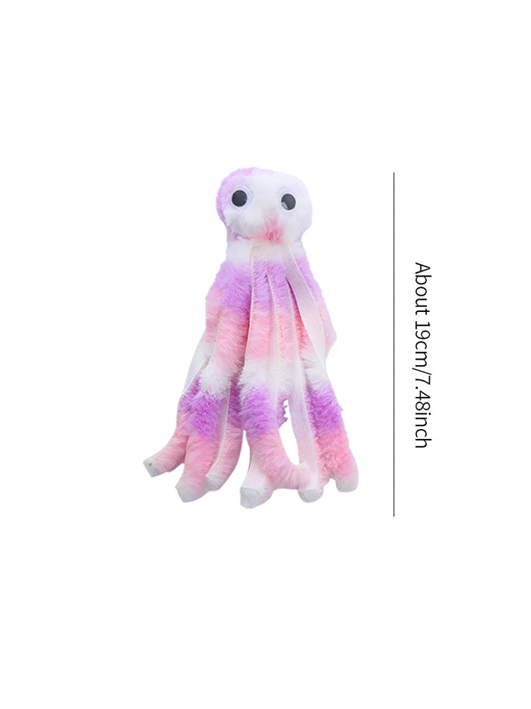 Cat toy Cute octopus plush toy bite resistant