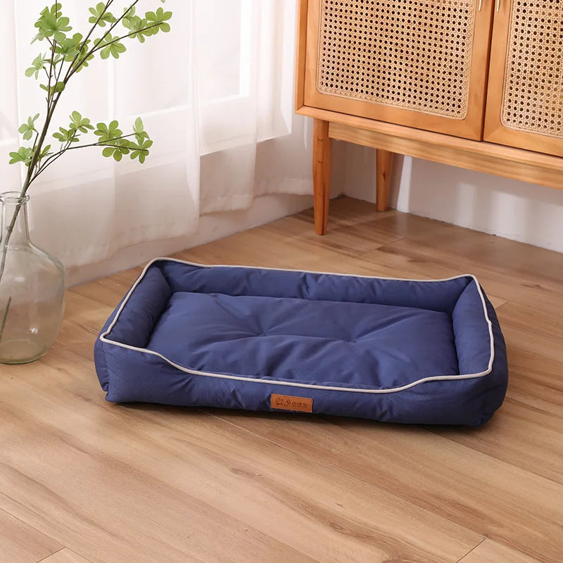 AURABASE /All Season Square Luxury Pet Bed, Bite-Resistant and Waterproof