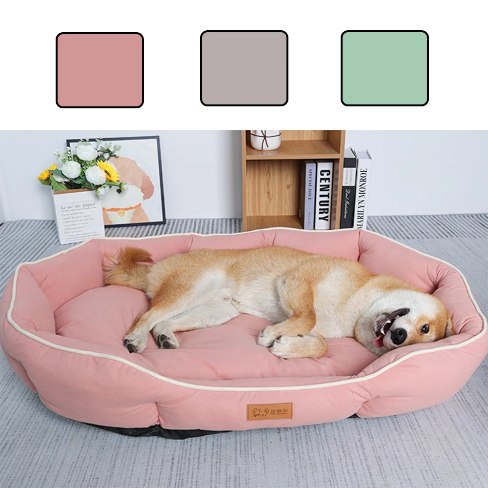 AURABASE - Large Pet Sleep Bed and Dog House, Warm Sofa Sleeping Mat and Cushion for Dogs and Cats.