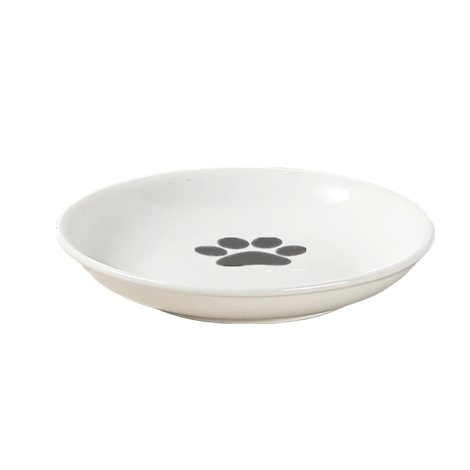 Ceramic Cat Food Bowls Elevated Wide Safe Slow Eating Pet Water Bowls For Kitten Puppy Non-slip Wide Bowls For Indoor Cats Dogs