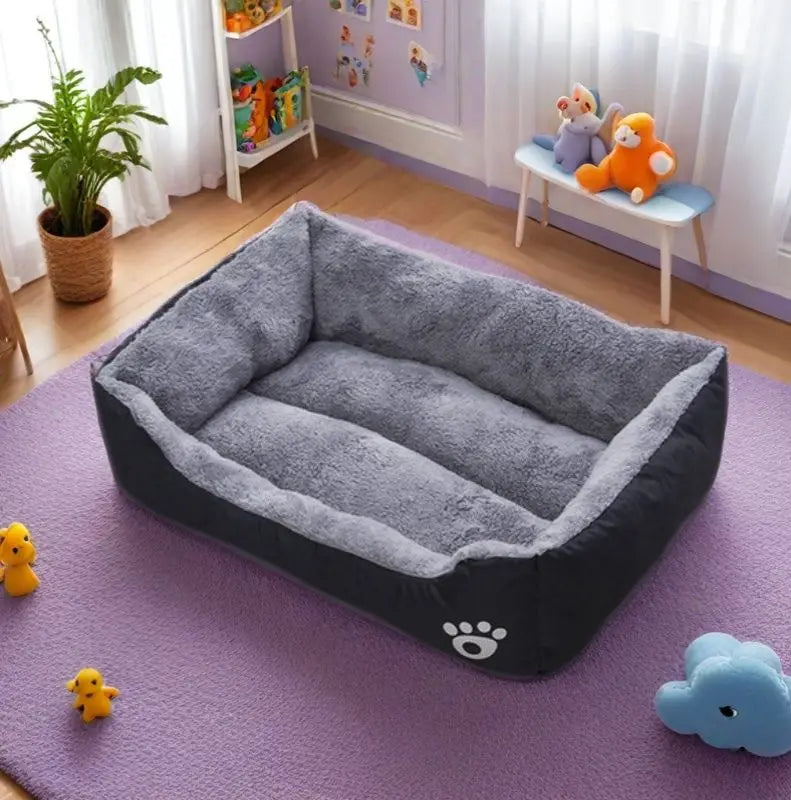 AURABASE - Plush Dog Bed for Large, Medium and Small Dogs, Non-Slip and Bite-Resistant Pet Sleeping Mat.