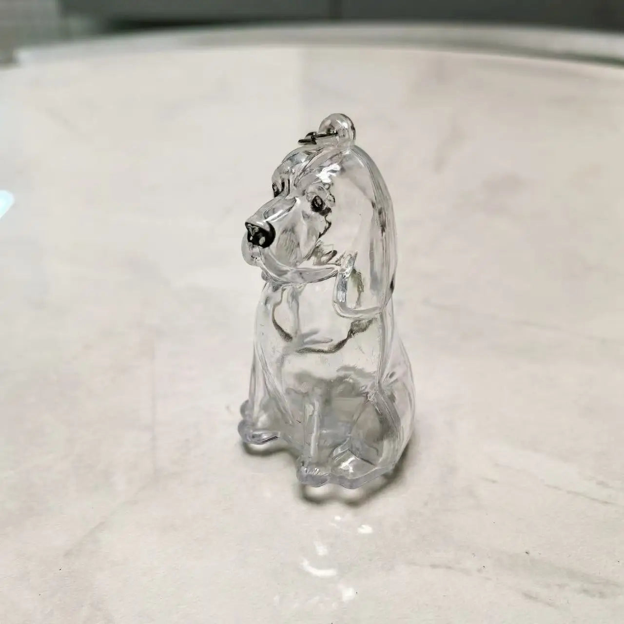 Dogs Hair Storage Pendant Cute Keychain Bag Pendant Couple Car Key Chains Jewelry Souvenir Collection Gift Decor Dog Accessories