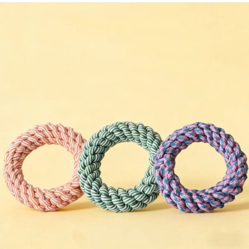 Pet Dog Rope Toy Durable Chew Bite Resistant