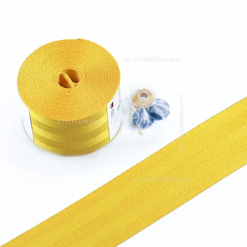 Universal Car Seat Belt DIY Lap-belt Car High-Strength Polyester Seat Safety Belts Multicolor Seat belt Car Accessories 1Set