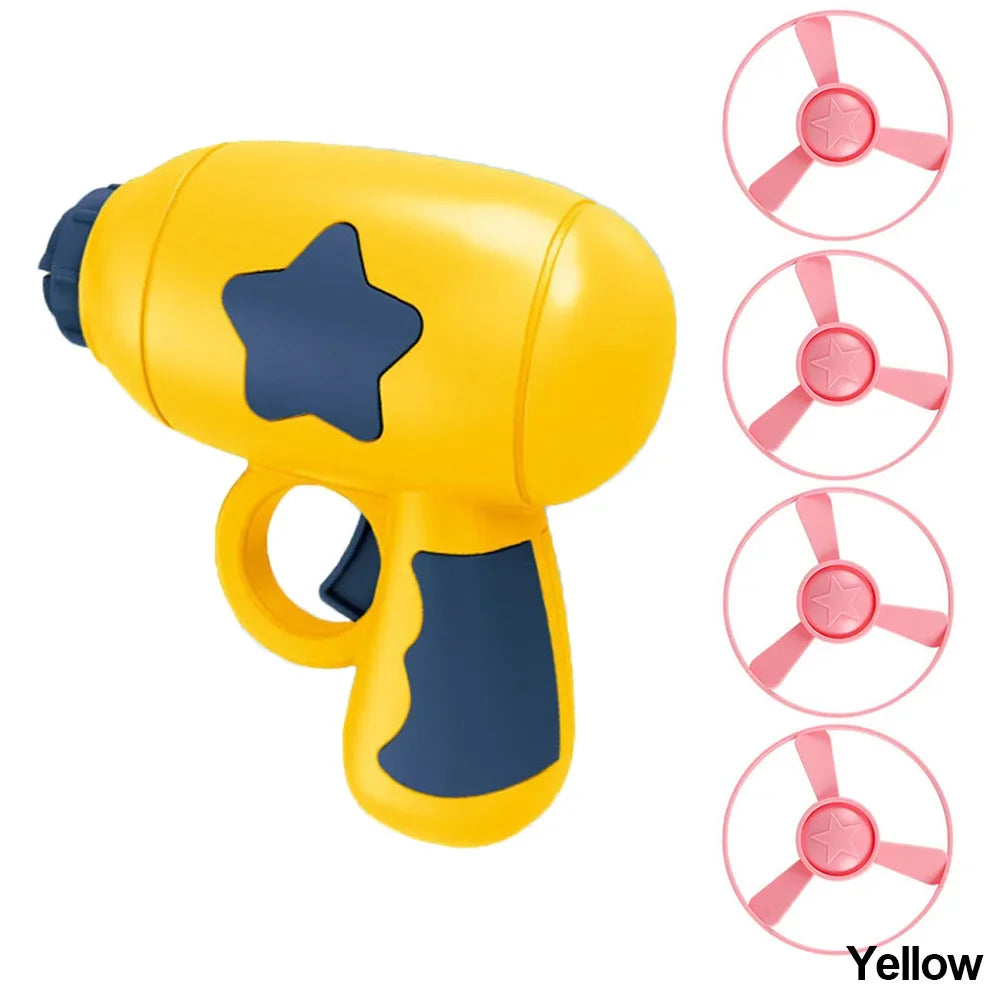 Funny Cat Toy Interactive Launch Pet Training Toy For Kitten Mini Flying Disc Shooting Gun Chasing Games Cat Toys Pet Supplies
