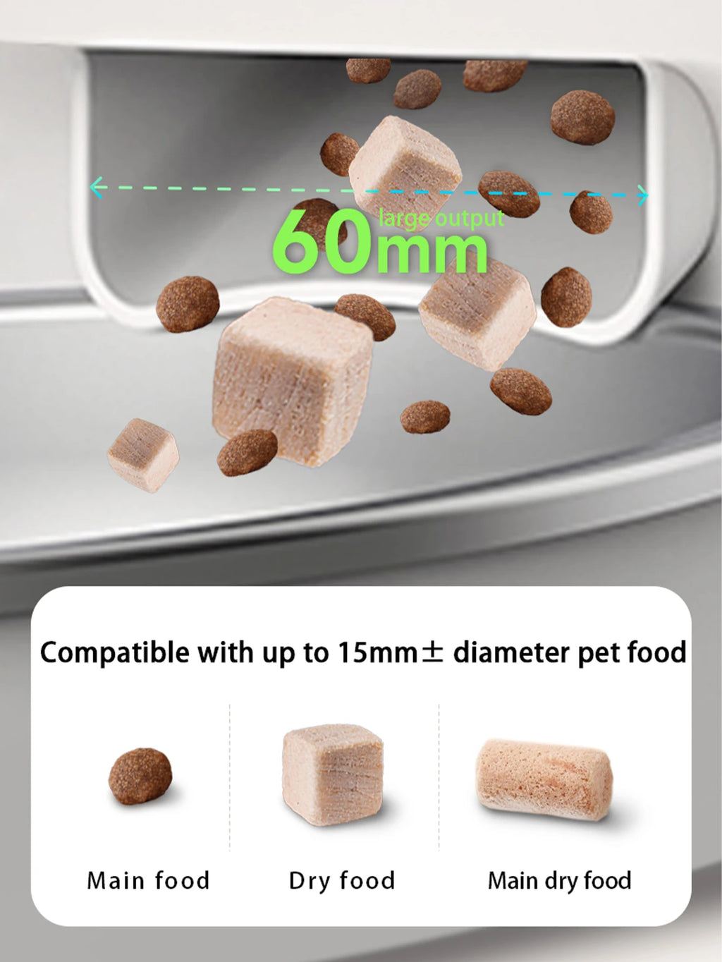 AURABASE - Smart Automatic Cat Feeder with Camera and Wi-Fi, Tuya App Controlled Pet Food Dispenser."