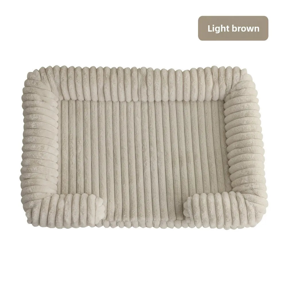 AURABASE - Warm Winter Dog Bed for Small Cats and Medium Dogs, Soft Puppy Sofa Mat.
