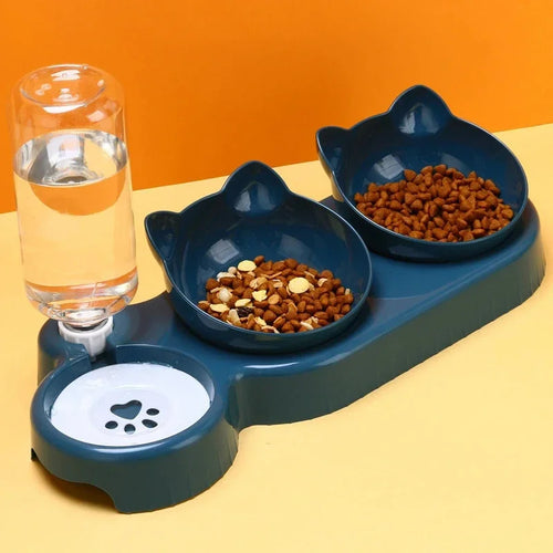 3-in-1 Automatic Pet Feeder & Water Dispenser