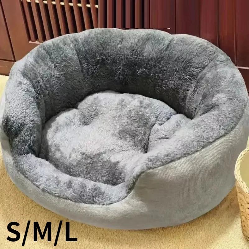 AURABASE - Very Soft Warm Dog Bed, Cozy Pet Basket for Medium and Large Dogs.