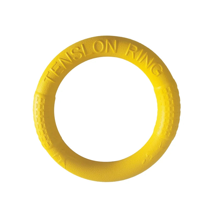Floating Water Dog Toys Pet Flying Disk Training Ring Interactive Toy Puller Resistant Aggressive Chewing for Small Medium Dogs