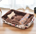 Aura Base - Candy-Colored Warm Pet Kennel, Square Nest Bed for Small and Medium Dogs.