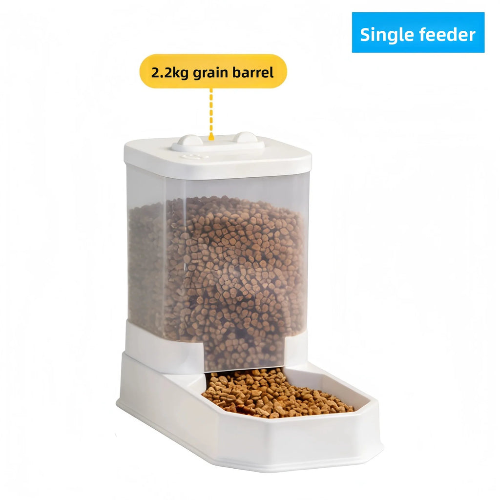 Aura Base 4L Automatic Cat Feeder & Waterer Set for Cats and Dogs.