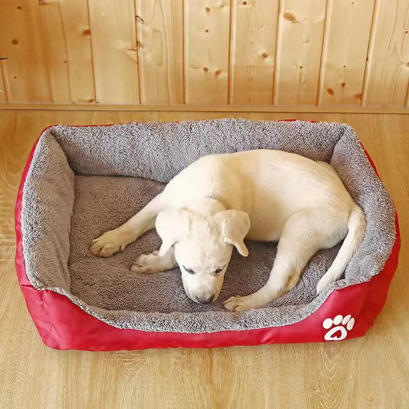 Aura Base - Candy-Colored Warm Pet Kennel, Square Nest Bed for Small and Medium Dogs.