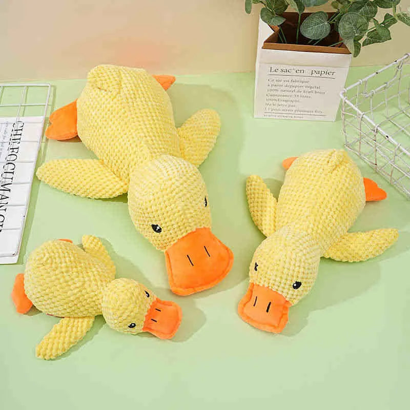 1/3PCS Things For Dogs Duck Toy Luxury Sleep Aid Durable Puppy Companion Pet