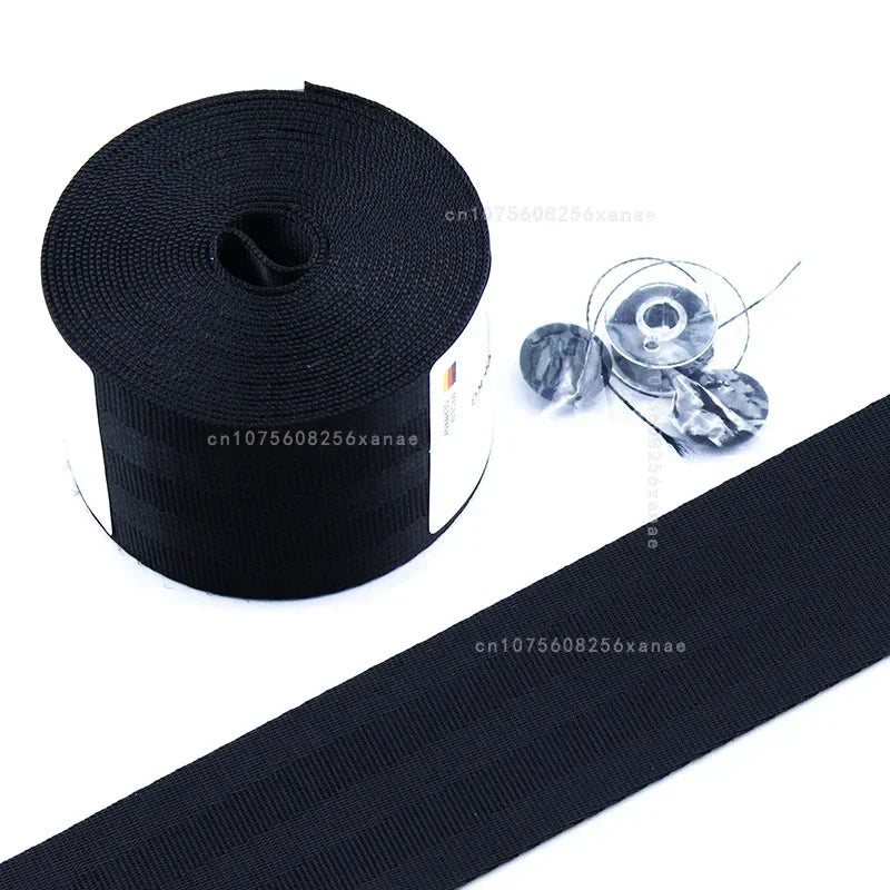 Universal Car Seat Belt DIY Lap-belt Car High-Strength Polyester Seat Safety Belts Multicolor Seat belt Car Accessories 1Set