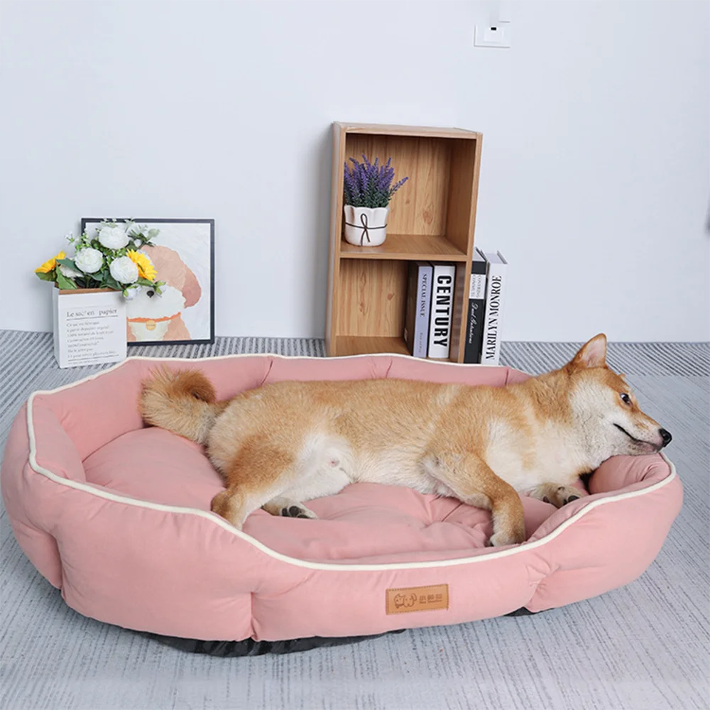 AURABASE - Large Pet Sleep Bed and Dog House, Warm Sofa Sleeping Mat and Cushion for Dogs and Cats.