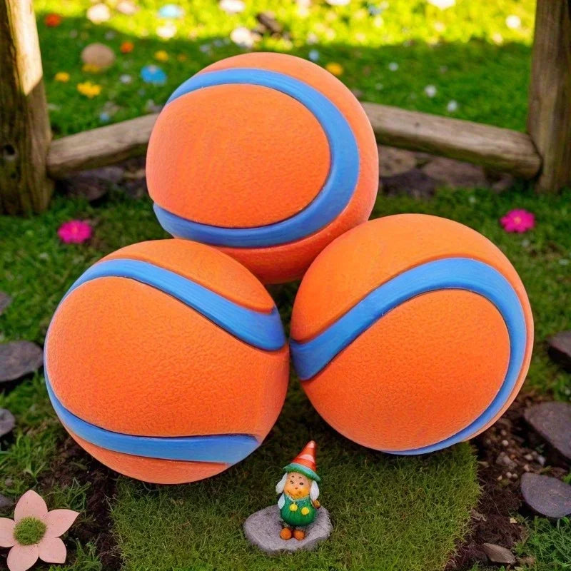 Pet Toy Ball Puppy Chew Toy Solid Elastic Jumping Ball Pet