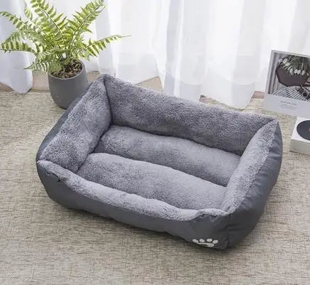 Aura Base - Candy-Colored Warm Pet Kennel, Square Nest Bed for Small and Medium Dogs.