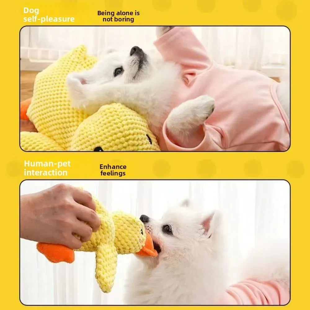 1/3PCS Things For Dogs Duck Toy Luxury Sleep Aid Durable Puppy Companion Pet