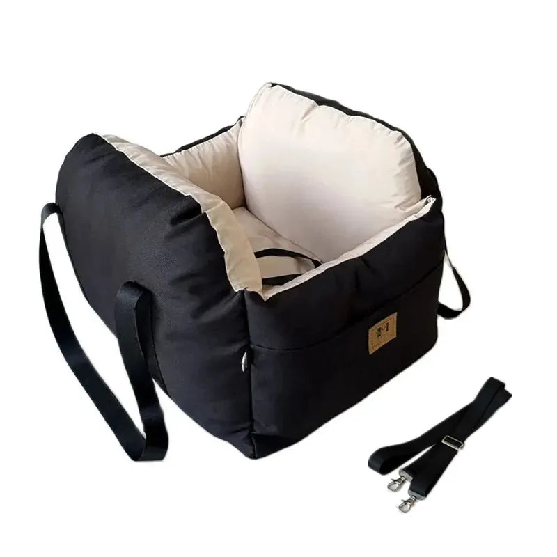 Dog Car Seat with Safety Belt Four Season Universal Pet Ooster Nest Cushion Washable Dogs Cats Sofa Bedding Travel Mattress
