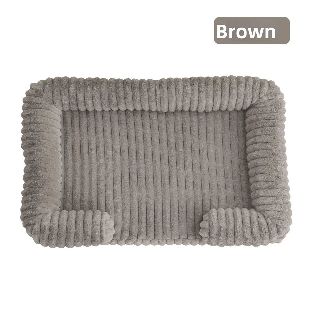 AURABASE - Warm Winter Dog Bed for Small Cats and Medium Dogs, Soft Puppy Sofa Mat.