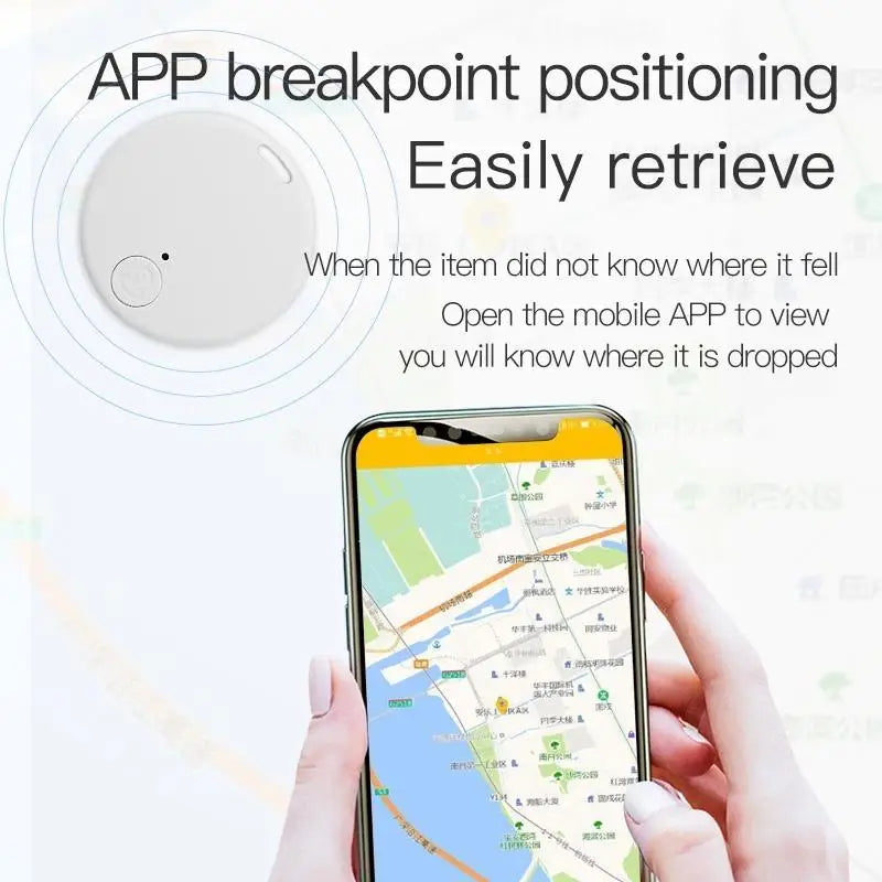 Smart Tag Mini GPS Bluetooth 5.0 Tracker Anti-Lost Device For Pets Cat Dog Kids Key Bag Wallet Universal Tracking Finder Locator