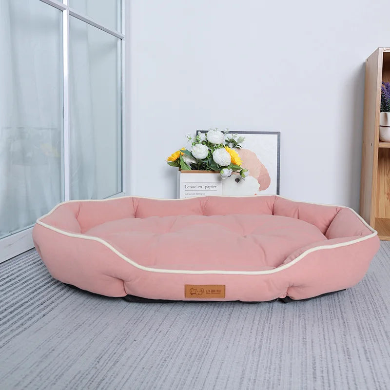 AURABASE - Large Pet Sleep Bed and Dog House, Warm Sofa Sleeping Mat and Cushion for Dogs and Cats.