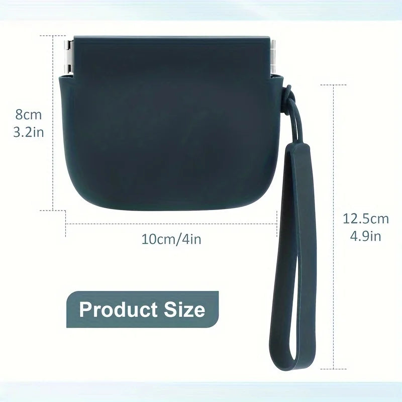 1pc Portable Silicone Dog Treat Bag Pet Dog Train Food Snacks Pockets Bag Walking Dog Training Food Storage Product Supply