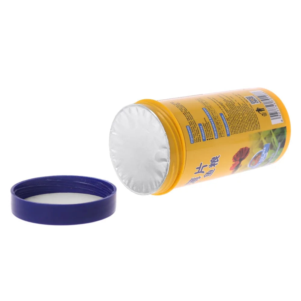 Fish Food Pellets Small Ornamental Fish Growth Mini Pellet Balanced Diet High Protein Spirulina Color Enhanced Formula