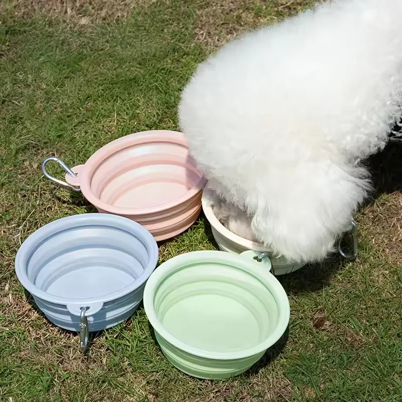 Folding Bowl for Cat/dog  Food/Water Large