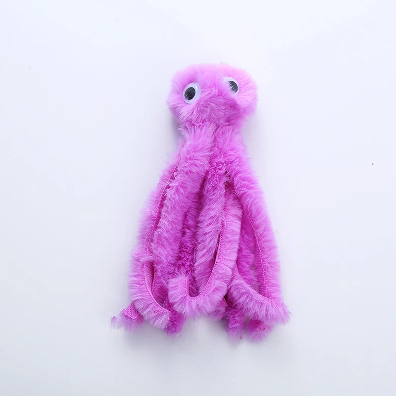 Cat toy Cute octopus plush toy bite resistant