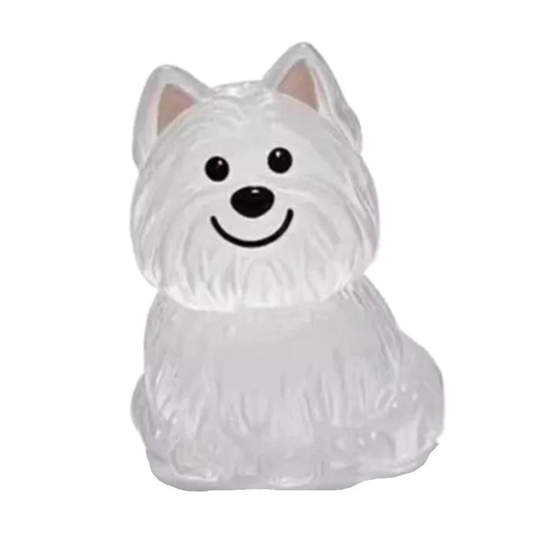 Dogs Hair Storage Pendant Cute Keychain Bag Pendant Couple Car Key Chains Jewelry Souvenir Collection Gift Decor Dog Accessories