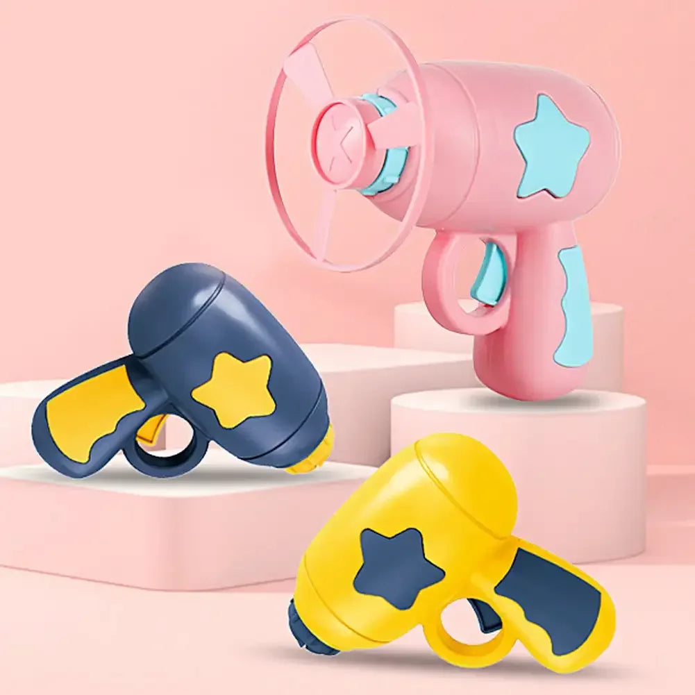Funny Cat Toy Interactive Launch Pet Training Toy For Kitten Mini Flying Disc Shooting Gun Chasing Games Cat Toys Pet Supplies