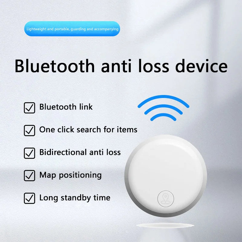 Mini GPS Tracker Device Smart Anti-Lost Reminder For Pets Bag Wallet Bluetooth Finder Air Tag Tracking Locator For IOS Android