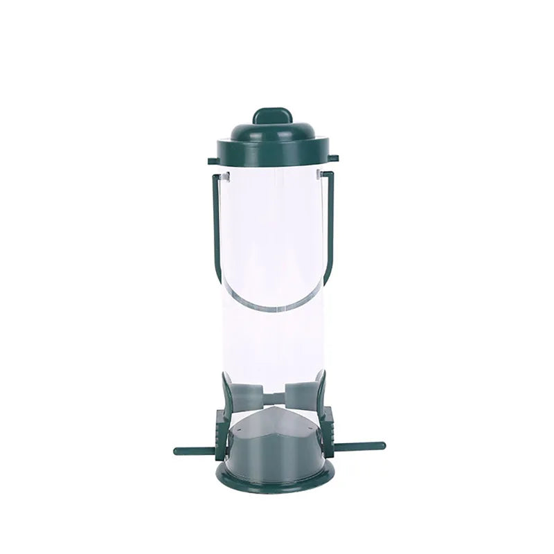 AURABASE - Outdoor Hanging Wild Bird Feeder, Wild Bird Seed Dispenser with Multiple Feeding Ports, Durable Bird Supplies.