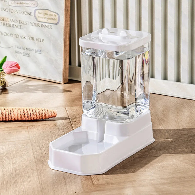 Aura Base 4L Automatic Cat Feeder & Waterer Set for Cats and Dogs.