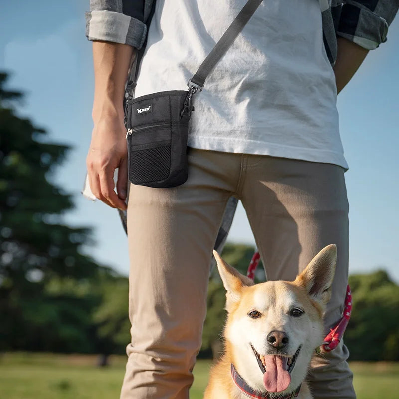 Pet Dog Waist Bag Reward Snack Pocket Puppy Training Treat Bait Obedience Agility Food Pouch - Pet Feeding Pocket Snack Bag