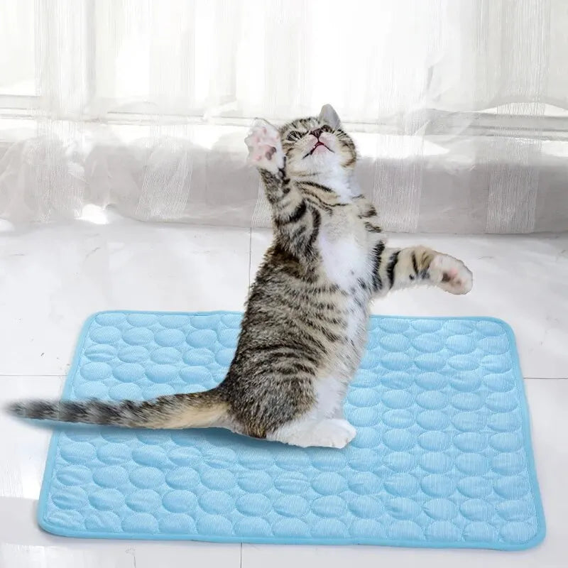 AURABASE - Summer Cooling Pet Mat, Breathable Ice Pad for Dogs and Cats