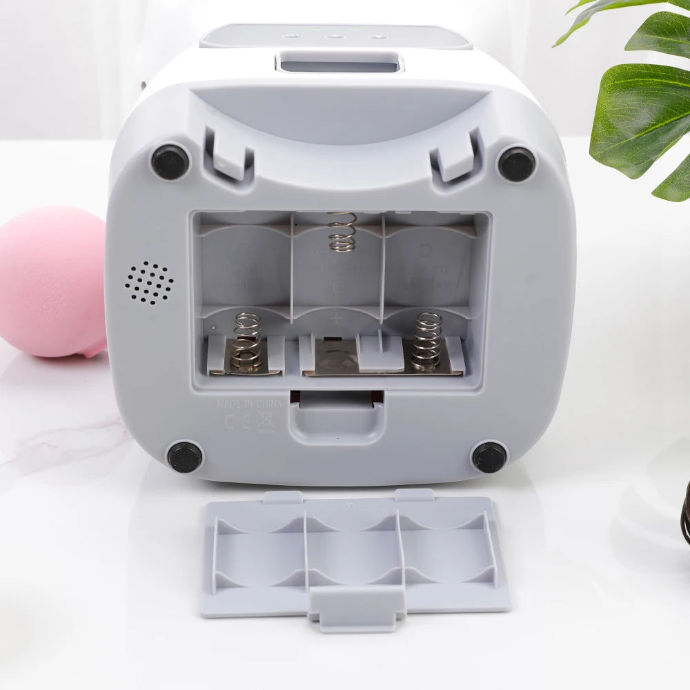 AURABASE - 3.5L Smart Automatic Pet Feeder with Wi-Fi and Voice Recorder, Large Capacity Timing Food Dispenser.