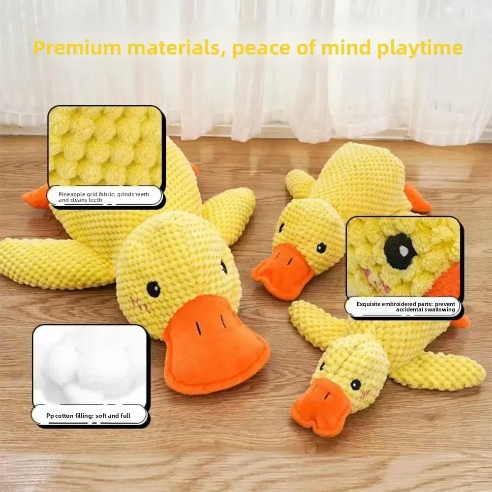 1/3PCS Things For Dogs Duck Toy Luxury Sleep Aid Durable Puppy Companion Pet