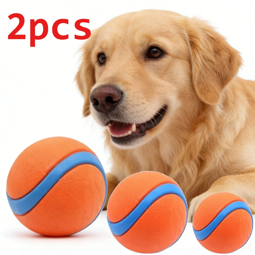 Pet Toy Ball Puppy Chew Toy Solid Elastic Jumping Ball Pet
