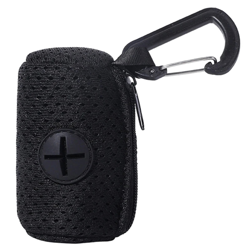 Dog Poop Bag Holder Portable Pet Waste Bag Dispenser Leash Attachment for Outdoor Walking