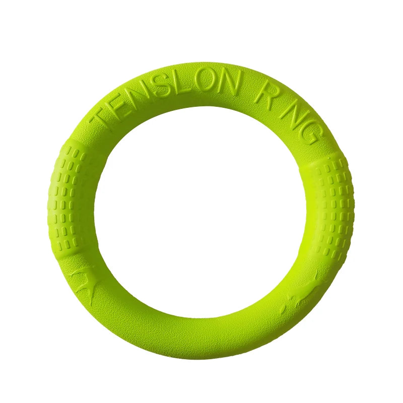 Floating Water Dog Toys Pet Flying Disk Training Ring Interactive Toy Puller Resistant Aggressive Chewing for Small Medium Dogs