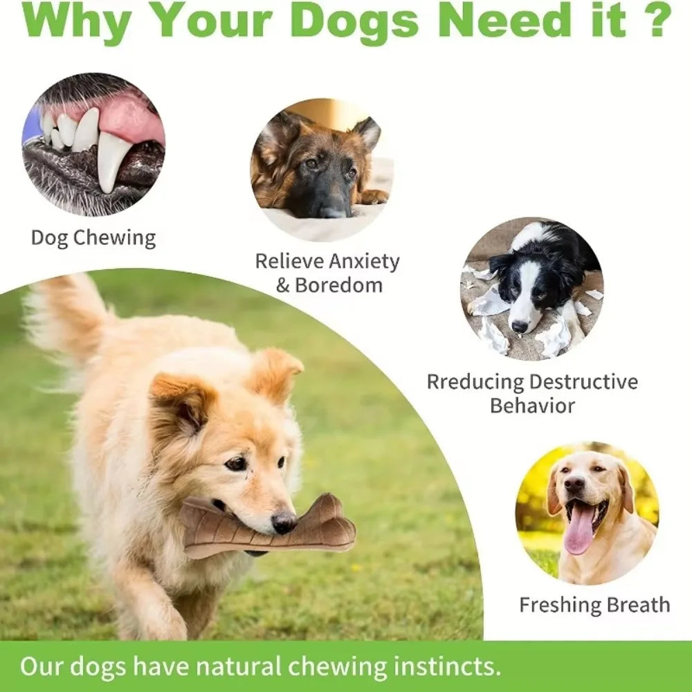 New Simulation Dog Bone Toy Teeth Sharpening  Care Stick Pet Products