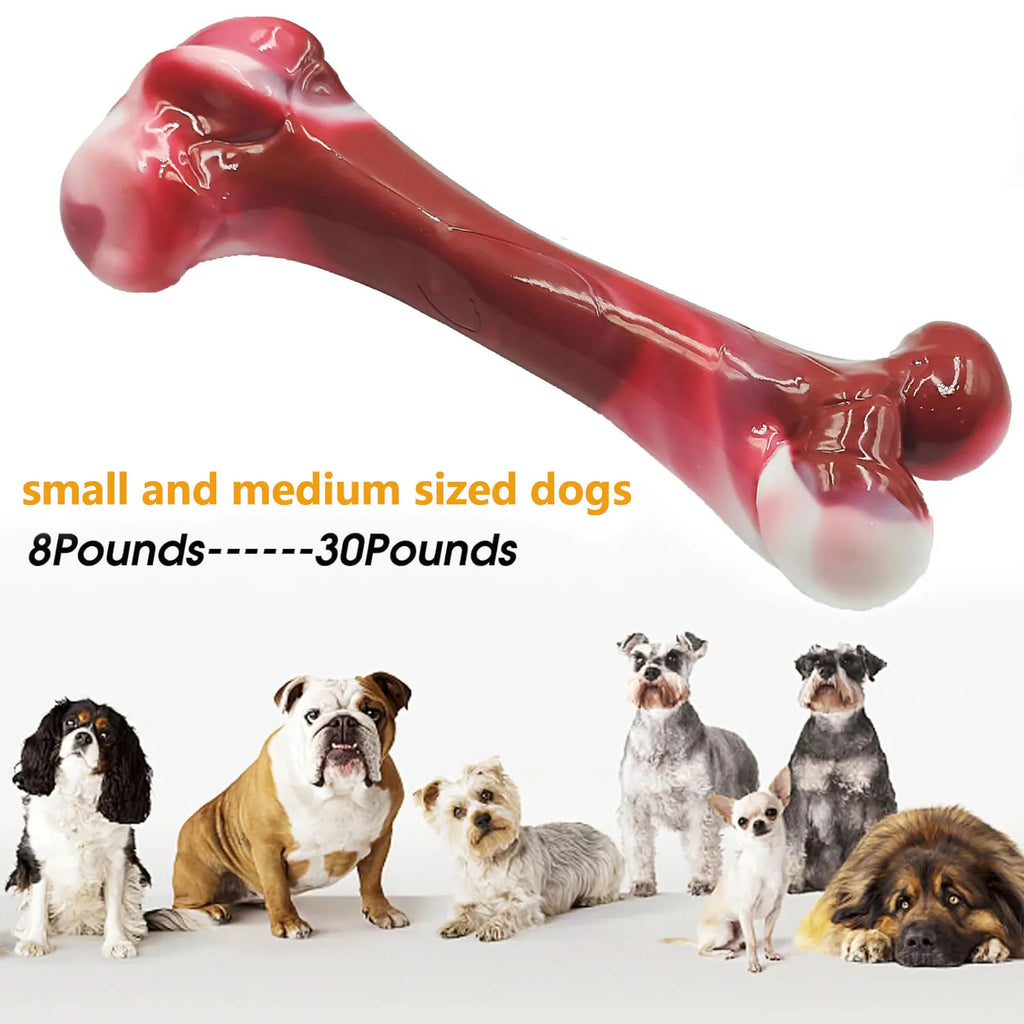 Dog Bones, Bacon Flavor Tough Dog Toys Bone