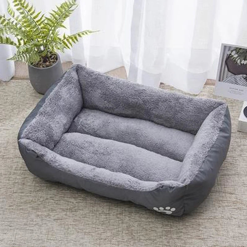 AURABASE - Plush Dog Bed for Large, Medium and Small Dogs, Non-Slip and Bite-Resistant Pet Sleeping Mat.