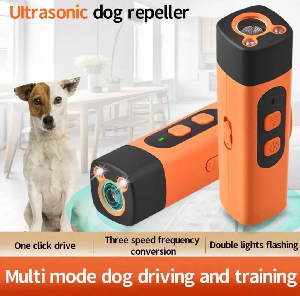 Pet Training Control Device Rechargeable Ultrasonic Dog Barking Deterrent Trainer to Stop Barking
