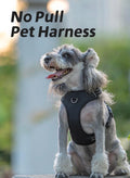 Dog Harness No Pull Reflective Pet Dog Chest Harness Adjustable for Small Medium Large Dogs Outdoor Walking