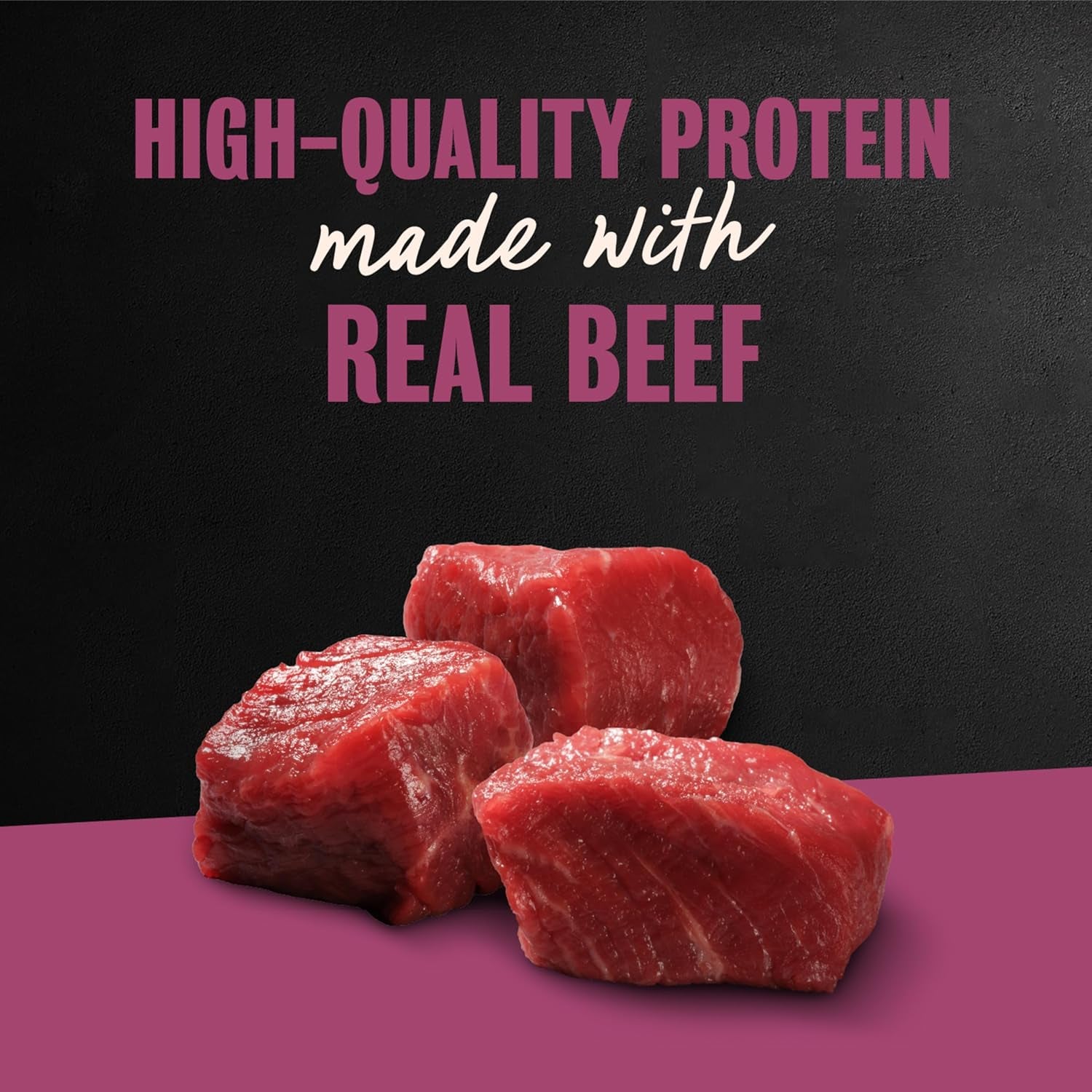 Wet Dog Food, Steak Lovers Variety Pack, 3.5 Oz, 36 Count | Real Meat #1 Ingredient, Easy Peel Trays, 100% Complete & Balanced, No Fillers, No Added Sugar, No Artificial Flavors